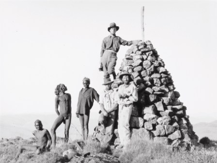 Cecil Hackett - At the summit of Mt Woodroffe, June 1933 (c) Wakefield Press