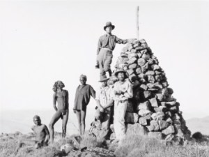 Cecil Hackett - At the summit of Mt Woodroffe, June 1933 (c) Wakefield Press
